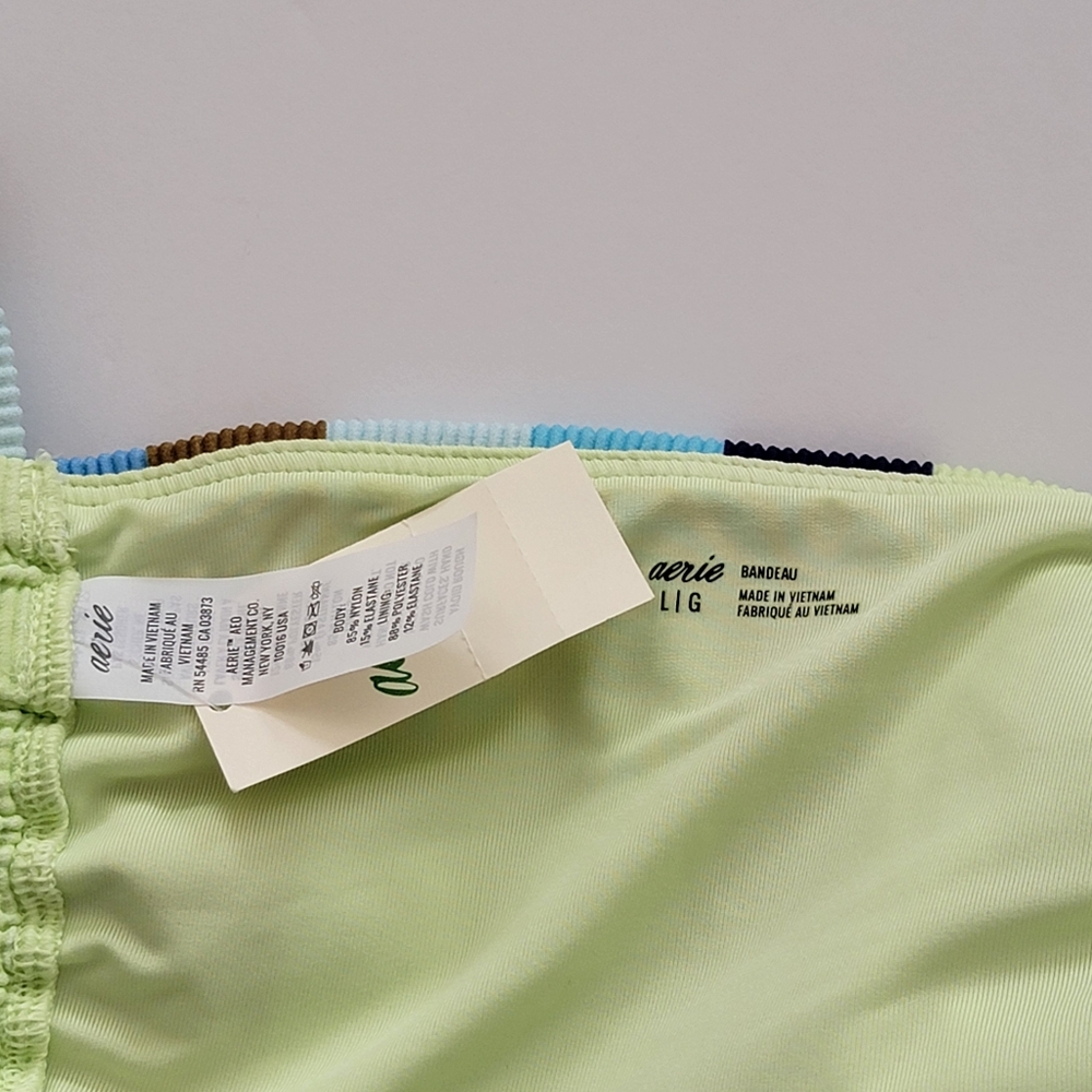 Aerie Ribbed 2 Piece Bandeau Bikini - Picture 13 of 15